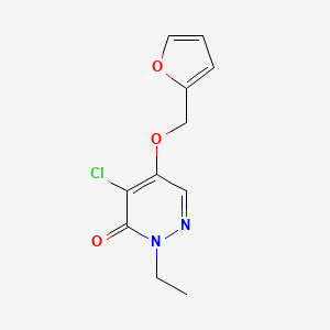 4-Chloro-2-ethyl-5-[(furan-2-yl)methoxy]pyridazin-3(2H)-one