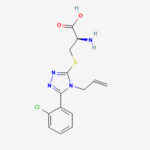 (R)-3-((4-Allyl-5-(2-chlorophenyl)-4H-1,2,4-triazol-3-yl)thio)-2-aminopropanoic acid