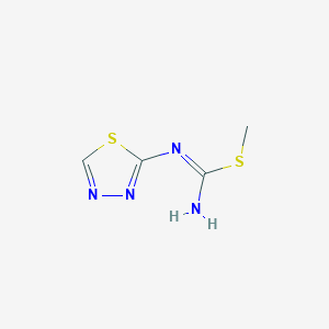 Methyl 1,3,4-thiadiazol-2-ylcarbamimidothioate