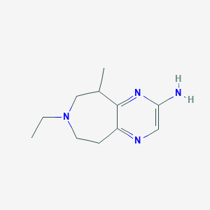 7-Ethyl-9-methyl-6,7,8,9-tetrahydro-5H-pyrazino[2,3-D]azepin-2-amine