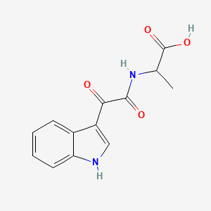 2-(2-(1H-Indol-3-yl)-2-oxoacetamido)propanoic acid