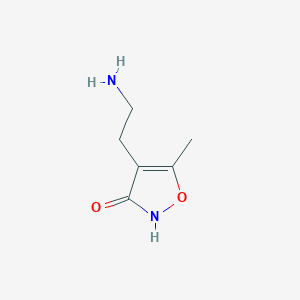 3(2H)-Isoxazolone, 4-(2-aminoethyl)-5-methyl-