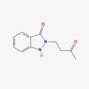 2-(3-Oxobutyl)-1,2-dihydro-3H-indazol-3-one