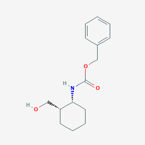 molecular formula C15H21NO3 B1291766 苄基顺式-(2-羟甲基)环己基氨基甲酸酯 CAS No. 213672-66-3