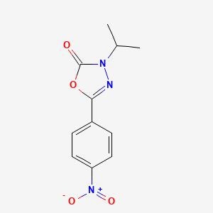 5-(4-Nitrophenyl)-3-(propan-2-yl)-1,3,4-oxadiazol-2(3H)-one