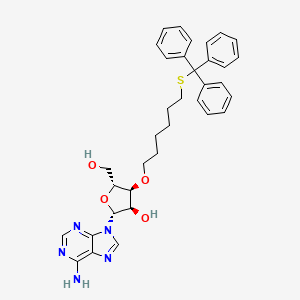 3'-O-{6-[(Triphenylmethyl)sulfanyl]hexyl}adenosine