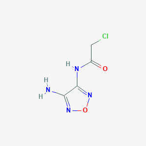 N-(4-Amino-1,2,5-oxadiazol-3-yl)-2-chloroacetamide