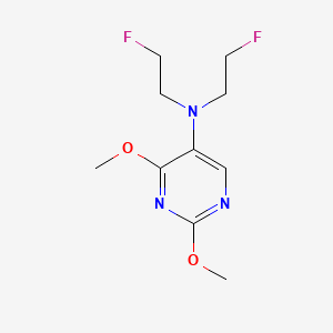 N,N-Bis(2-fluoroethyl)-2,4-dimethoxypyrimidin-5-amine