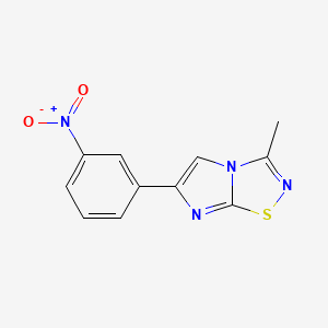 3-Methyl-6-(3-nitrophenyl)imidazo[1,2-d][1,2,4]thiadiazole