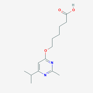 6-((6-Isopropyl-2-methylpyrimidin-4-yl)oxy)hexanoic acid