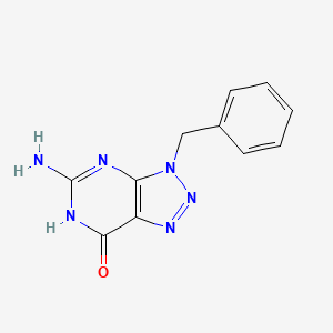 5-Amino-3-benzyl-2,3-dihydro-7h-[1,2,3]triazolo[4,5-d]pyrimidin-7-one