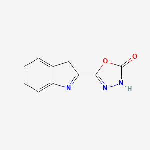 5-(3H-Indol-2-yl)-1,3,4-oxadiazol-2(3H)-one