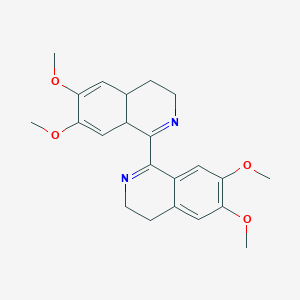 6,6',7,7'-Tetramethoxy-3,3',4,4',4a,8a-hexahydro-1,1'-biisoquinoline