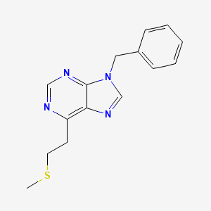 9-Benzyl-6-[2-(methylsulfanyl)ethyl]-9H-purine