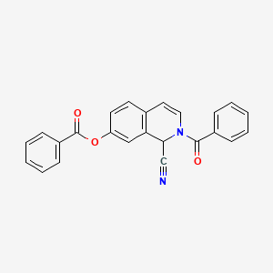 (2-benzoyl-1-cyano-1H-isoquinolin-7-yl) benzoate