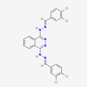 1,4-Bis(2-(3,4-dichlorobenzylidene)hydrazinyl)phthalazine