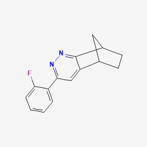 3-(2-Fluorophenyl)-5,6,7,8-tetrahydro-5,8-methanocinnoline