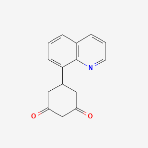 5-(Quinolin-8-yl)cyclohexane-1,3-dione