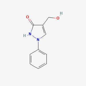 4-(Hydroxymethyl)-1-phenyl-1,2-dihydro-3H-pyrazol-3-one