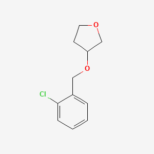 3-[(2-Chlorophenyl)methoxy]oxolane