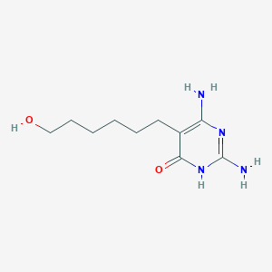 2,6-Diamino-5-(6-hydroxyhexyl)pyrimidin-4(1H)-one