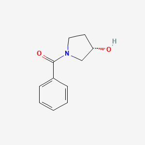 molecular formula C11H13NO2 B12918011 (S)-(3-Hydroxypyrrolidin-1-yl)(phenyl)methanone 