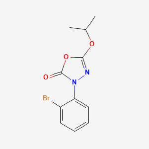 3-(2-Bromophenyl)-5-[(propan-2-yl)oxy]-1,3,4-oxadiazol-2(3H)-one