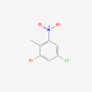 molecular formula C7H5BrClNO2 B1291807 2-Bromo-4-chloro-6-nitrotoluene CAS No. 885518-95-6