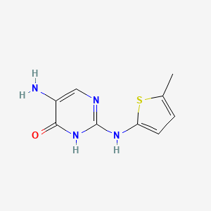 5-Amino-2-[(5-methylthiophen-2-yl)amino]pyrimidin-4(3H)-one