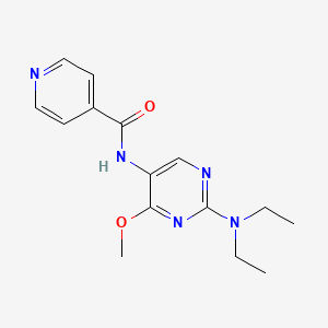 N-[2-(Diethylamino)-4-methoxypyrimidin-5-yl]pyridine-4-carboxamide