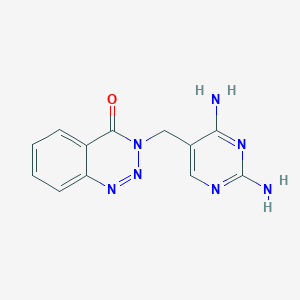 3-[(2,4-Diaminopyrimidin-5-yl)methyl]-1,2,3-benzotriazin-4(3h)-one