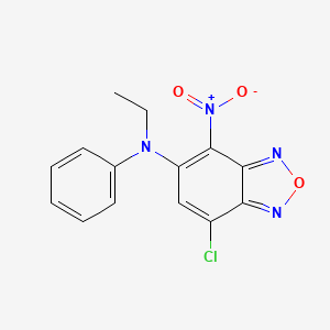 7-Chloro-N-ethyl-4-nitro-N-phenyl-2,1,3-benzoxadiazol-5-amine