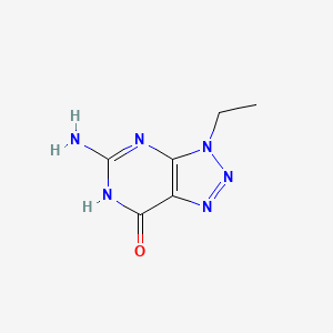 5-Amino-3-ethyl-2,3-dihydro-7h-[1,2,3]triazolo[4,5-d]pyrimidin-7-one