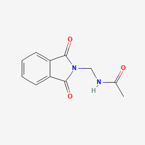 molecular formula C11H10N2O3 B12918233 N-[(1,3-dioxoisoindol-2-yl)methyl]acetamide CAS No. 15059-09-3