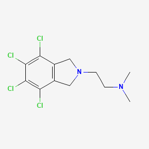 N,N-Dimethyl-2-(4,5,6,7-tetrachloro-1,3-dihydro-2H-isoindol-2-yl)ethan-1-amine