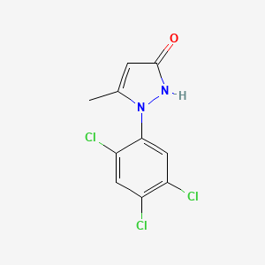 5-Methyl-1-(2,4,5-trichlorophenyl)-1,2-dihydro-3H-pyrazol-3-one