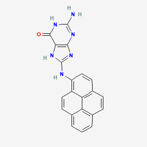 2-Amino-8-[(pyren-1-yl)amino]-3,7-dihydro-6H-purin-6-one