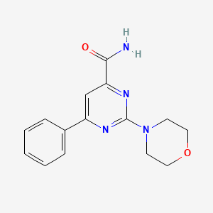 2-Morpholin-4-yl-6-phenylpyrimidine-4-carboxamide