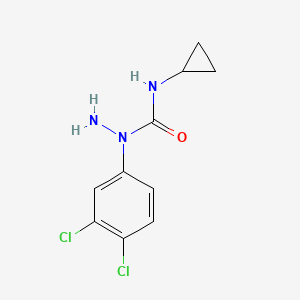 N-Cyclopropyl-1-(3,4-dichlorophenyl)hydrazine-1-carboxamide