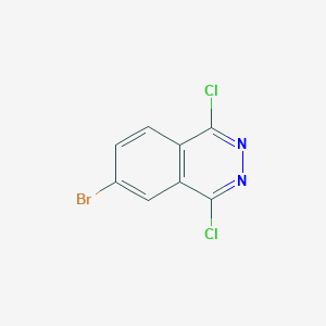 molecular formula C8H3BrCl2N2 B1291835 6-Bromo-1,4-dichlorophthalazine CAS No. 240400-95-7