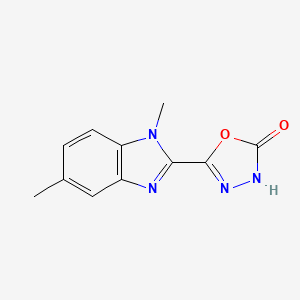 5-(1,5-Dimethyl-1H-benzimidazol-2-yl)-1,3,4-oxadiazol-2(3H)-one