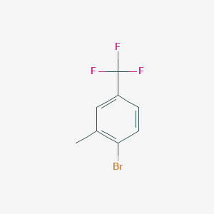molecular formula C8H6BrF3 B1291845 1-Bromo-2-methyl-4-(trifluoromethyl)benzene CAS No. 929000-62-4
