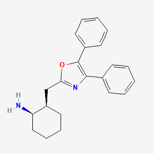 Cis-2-((4,5-diphenyloxazol-2-yl)methyl)cyclohexanamine