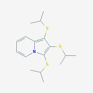 1,2,3-Tris(isopropylthio)indolizine