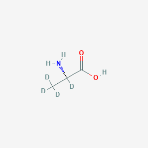 molecular formula C3H7NO2 B1291855 D-Alanine-2,3,3,3-d4 