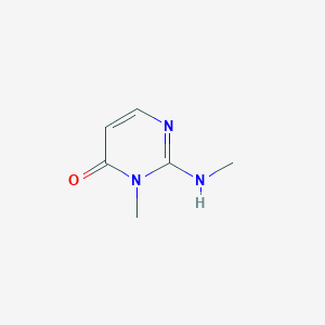 3-Methyl-2-(methylamino)pyrimidin-4(3H)-one