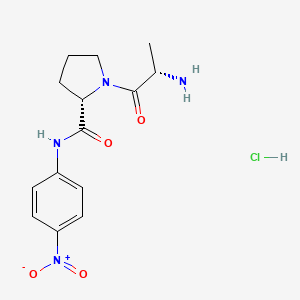 molecular formula C14H19ClN4O4 B1291856 H-Ala-Pro-pNA HCl CAS No. 65022-17-5