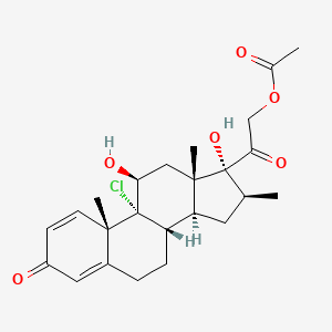 molecular formula C24H31ClO6 B1291857 Beclomethasone 21-acetate CAS No. 4735-64-2