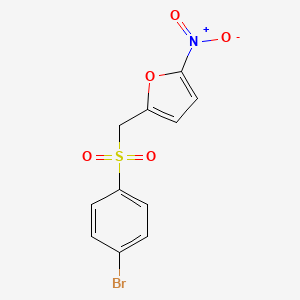 2-[(4-Bromobenzene-1-sulfonyl)methyl]-5-nitrofuran