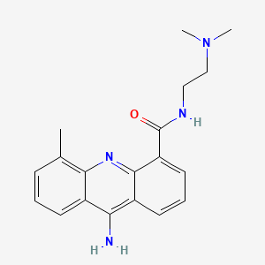 4-Acridinecarboxamide, 9-amino-N-[2-(dimethylamino)ethyl]-5-methyl-